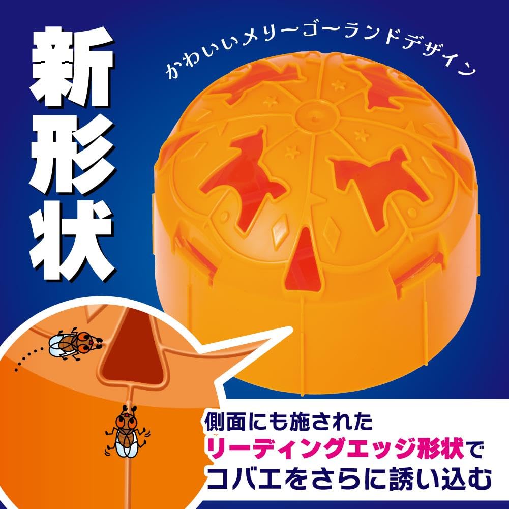 【まとめ買い】コバエがポットン　置き型　３個入り 容量3ｺ×12点セット 大日本除虫菊（金鳥） 殺虫剤・ハエ・蚊