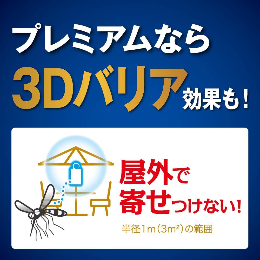 【まとめ買い】蚊に効く虫コナーズプレミアムプレートタイプ３６６日 容量1ｺ×8点セット大日本除虫菊（金鳥） 殺虫剤・虫よけ