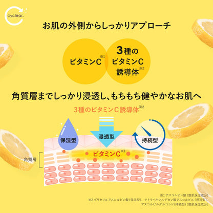【まとめ買い】ｃｙｃｌｅａｒ　ビタミンＣ　化粧水　大容量　１０００ｍｌ 容量1000ML×10点セット熊野油脂 化粧水・ローション