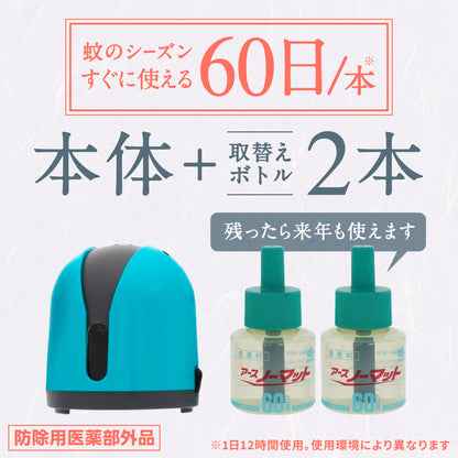 【まとめ買い】アースノーマット　６０日セット　ホワイトピンク 容量1ｸﾐ×10点セット アース製薬 殺虫剤・ハエ・蚊