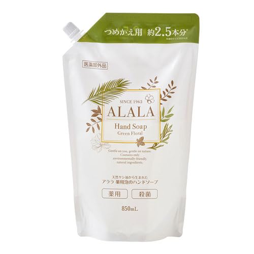 【まとめ買い】アララ　薬用泡のハンドソープつめかえパック８５０ｍｌ 容量850ML×24点セット 岩谷産業 ハンドソープ