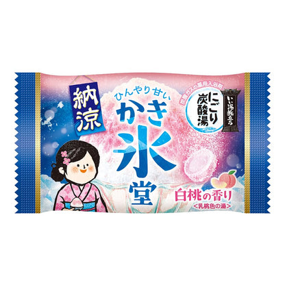 【まとめ買い】いい湯旅立ち　納涼にごり炭酸湯　かき氷堂１２錠入 容量12ｼﾞ×16点セット 白元ア―ス 入浴剤