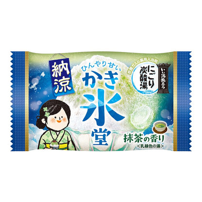 【まとめ買い】いい湯旅立ち　納涼にごり炭酸湯　かき氷堂１２錠入 容量12ｼﾞ×16点セット 白元ア―ス 入浴剤