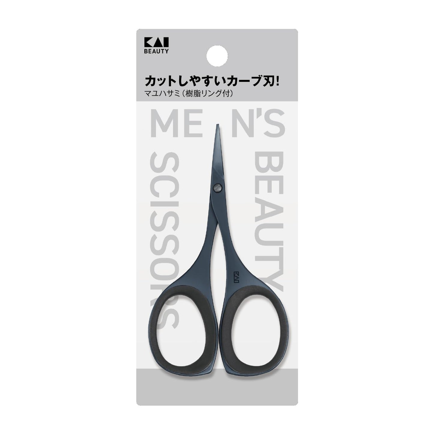 【まとめ買い】ＫＱ１８３７　マユハサミ（樹脂リング付）チタンブラック 容量1ﾎﾝ×12点セット 貝印 メイク