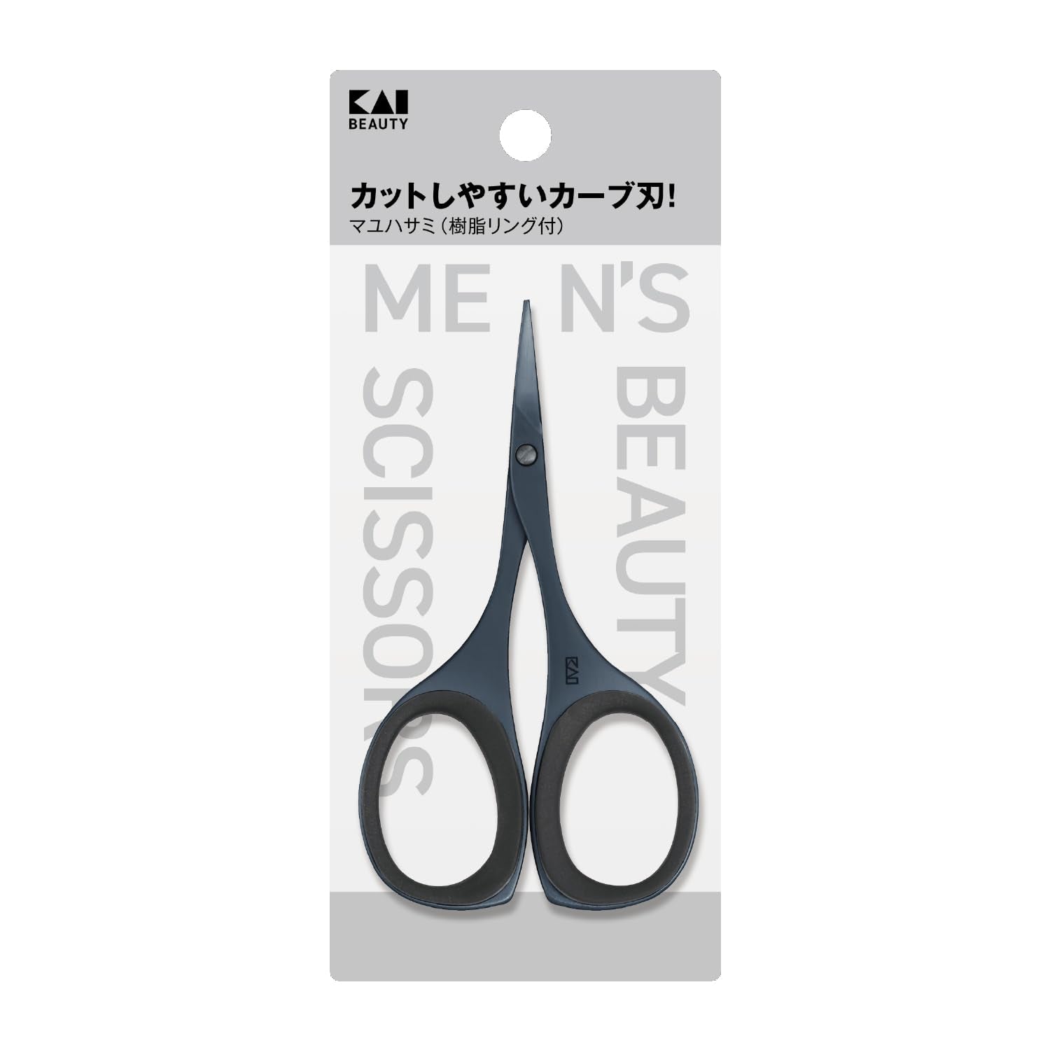 【まとめ買い】ＫＱ１８３７　マユハサミ（樹脂リング付）チタンブラック 容量1ﾎﾝ×12点セット 貝印 メイク