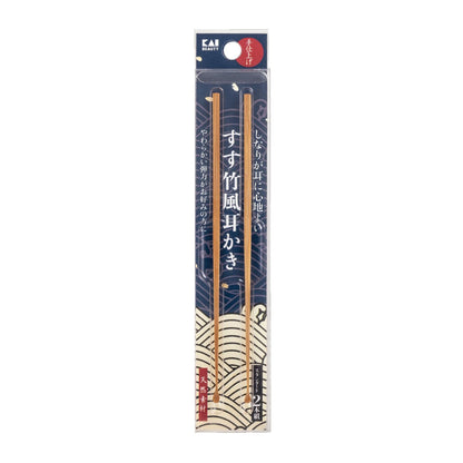 【まとめ買い】ＫＱ０２９８　すす竹風耳かき　スタンダード２本組 容量2ﾎﾝ×12点セット 貝印 ボディケア