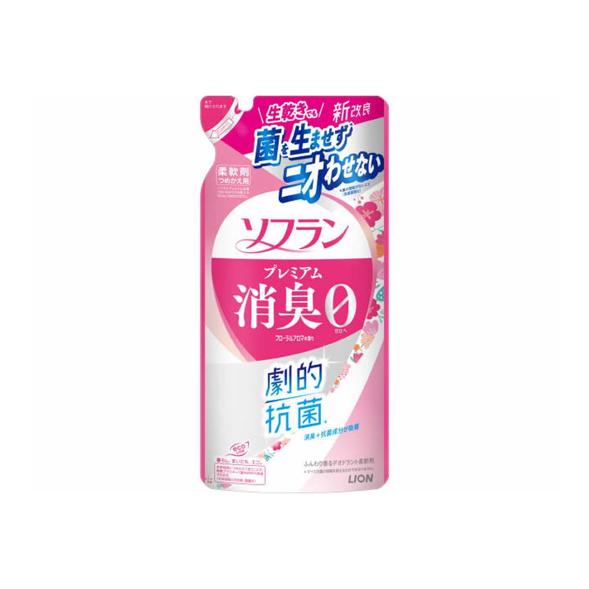 【まとめ買い】ソフラン　プレミアム消臭　フローラルアロマの香り　つめかえ用　３８０ｍｌ 容量380ML×20点セット ライオン