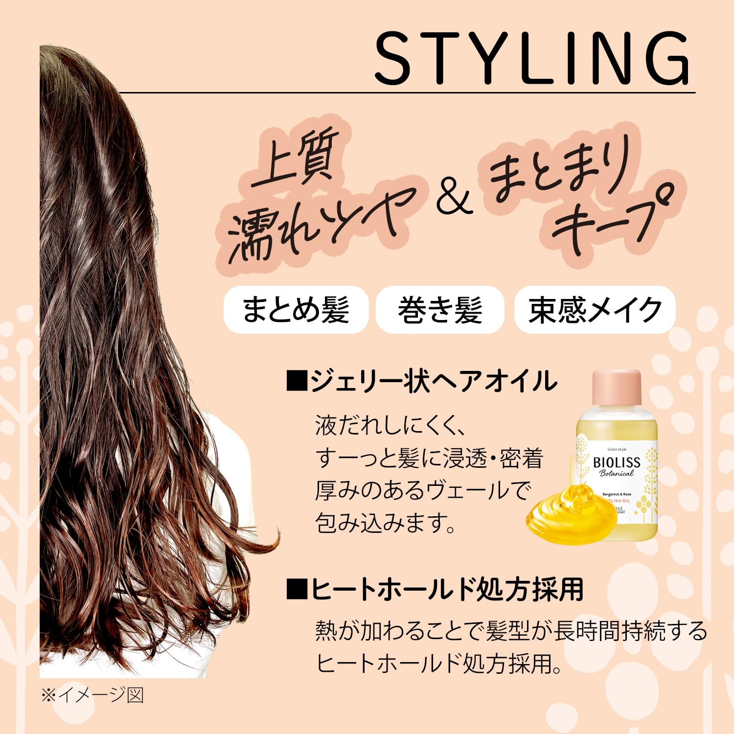【まとめ買い】ＳＳビオリス　ボタニカル　ポリッシュオイル 容量75ML×6点セット コーセーコスメポート スタイリング