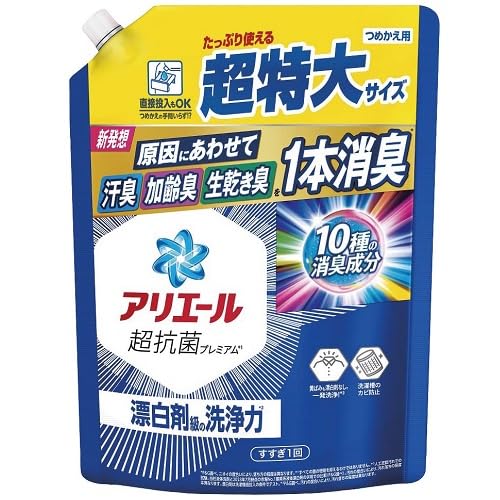 【まとめ買い】アリエールジェル　つめかえ超特大サイズ 容量860G×8点セット Ｐ＆Ｇ 衣料用洗剤