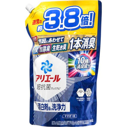 【まとめ買い】アリエールジェル　つめかえウルトラジャンボサイズ 容量1550G×6点セット Ｐ＆Ｇ 衣料用洗剤