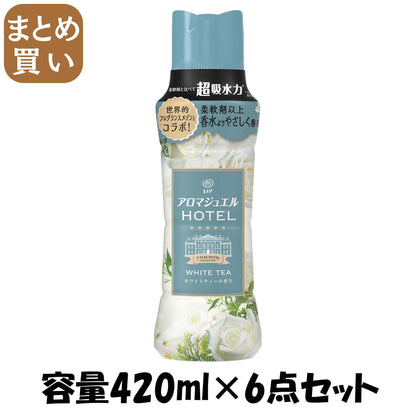 【まとめ買い】レノアアロマジュエル　ホワイトティーの香り本体 容量420ML×6点セット Ｐ＆Ｇ