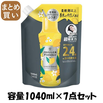 【まとめ買い】レノアアロマジュエル　シトラス＆ウ゛ァーベナの香りつめかえ用特大サイズ 容量1040ML×7点セット Ｐ＆Ｇ