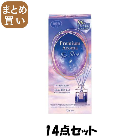 【まとめ買い】お部屋の消臭力　ＰｒｅｍｉｕｍＡｒｏｍａＦｏｒＳｌｅｅｐＳｔｉｃｋ　本体　トワイライトローズ