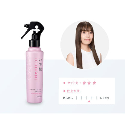 【まとめ買い】いち髪　つやつやストレート和草ミスト 容量150ML×24点セット クラシエホームプロダクツ販売 スタイリング
