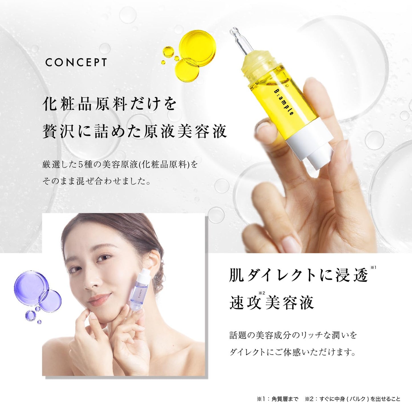 【まとめ買い】Ｂアンプル　５種の原液ＭＩＸ　エンリッチ 容量10ML×6点セット コスメテックスローランド 化粧品