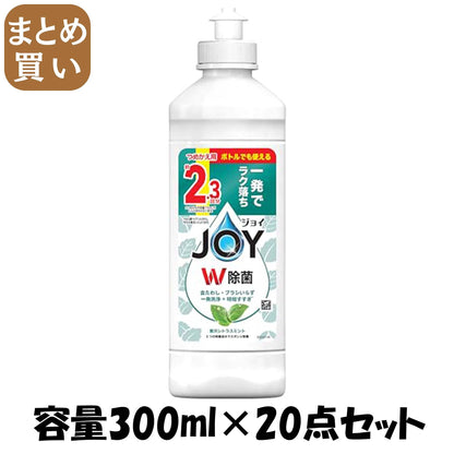 【まとめ買い】除菌ジョイコンパクト　ぜい沢シトラスミントの香り　キャップ付き詰替 容量300ML×20点セットＰ＆Ｇ 食器用洗剤