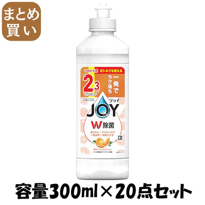 【まとめ買い】除菌ジョイコンパクト　ぜい沢シトラスオレンジの香り　キャップ付き詰替 容量300ML×20点セットＰ＆Ｇ 食器用洗剤