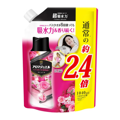 【まとめ買い】レノアアロマジュエル　アンティークローズ＆フローラルの香りつめかえ用特大サイズ 容量1040ML×7点セット Ｐ＆Ｇ