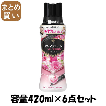 【まとめ買い】レノアアロマジュエル　アンティークローズ＆フローラルの香り本体 容量420ML×6点セット Ｐ＆Ｇ