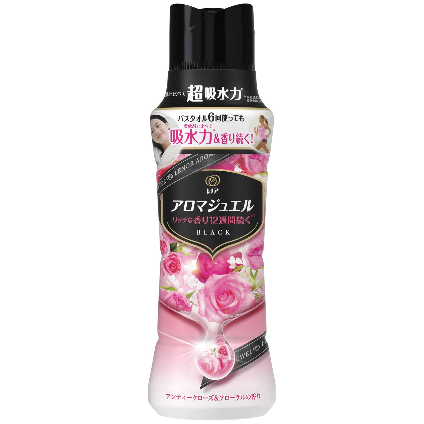【まとめ買い】レノアアロマジュエル　アンティークローズ＆フローラルの香り本体 容量420ML×6点セット Ｐ＆Ｇ