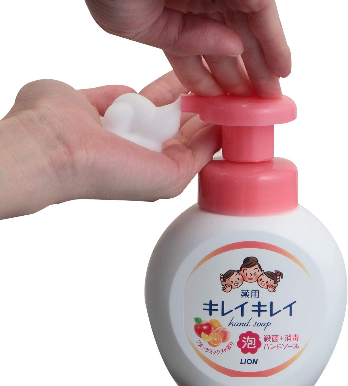 【まとめ買い】キレイキレイ薬用泡ハンドソープ　フルーツミックス　ポンプ 容量250ML×20点セット ライオン ハンドソープ