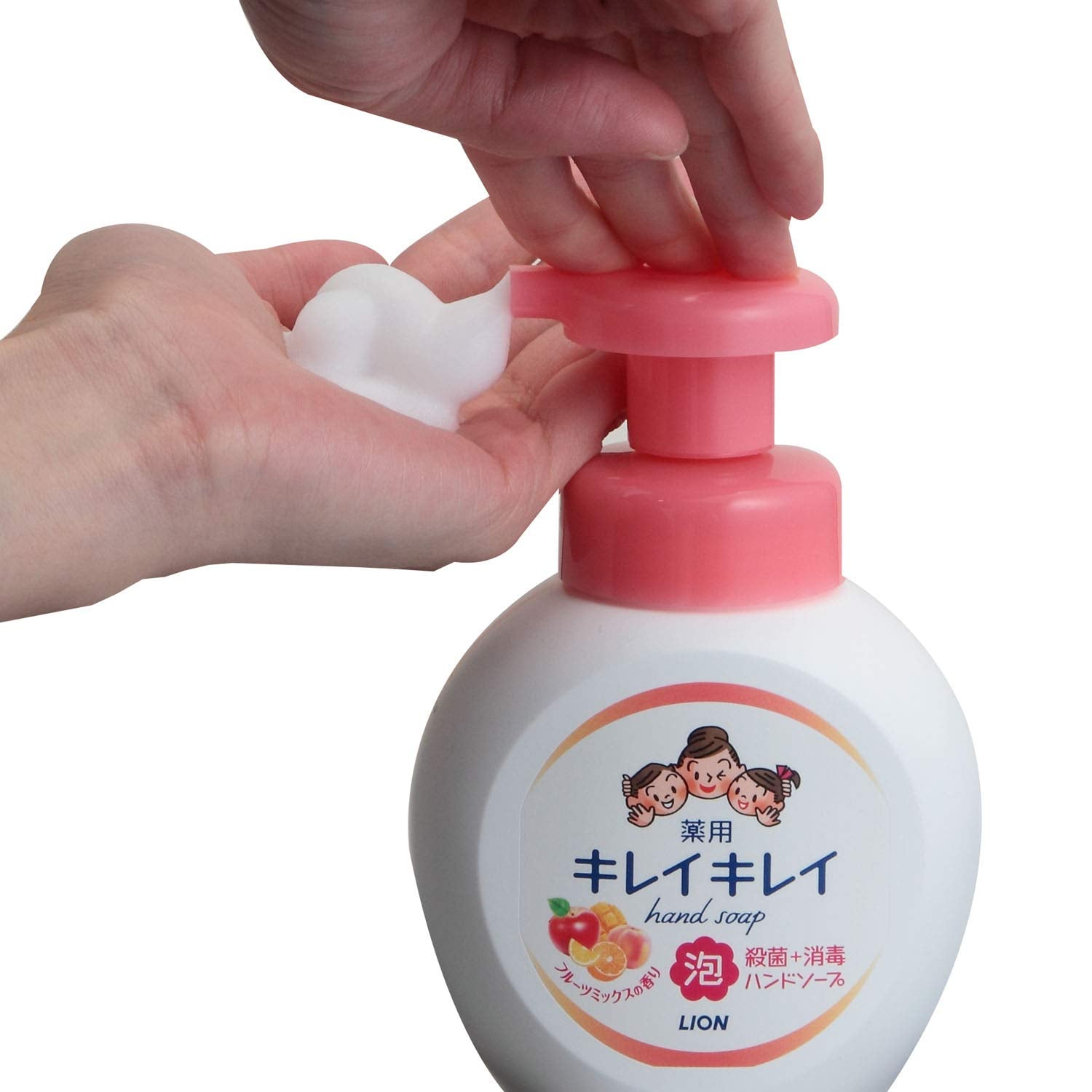 【まとめ買い】キレイキレイ薬用泡ハンドソープ　フルーツミックス　ポンプ 容量250ML×20点セット ライオン ハンドソープ
