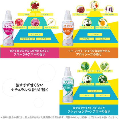 【まとめ買い】ソフラン　プレミアム消臭　アロマソ－プの香り　４Ｌ 容量4000ML×3点セット ライオンハイジーン
