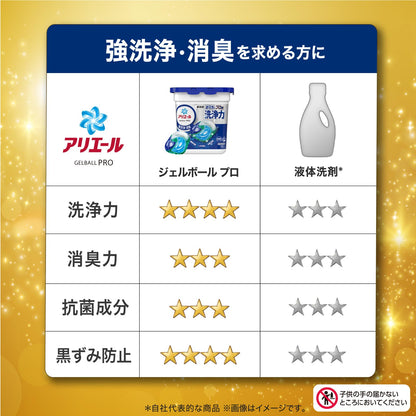 【まとめ買い】アリエールジェルボールプロ　本体 容量11ｺ×6点セット Ｐ＆Ｇ