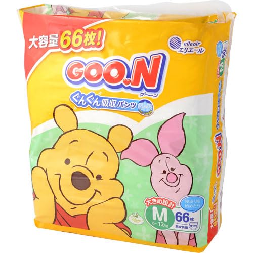 【まとめ買い】グーンぐんぐん吸収パンツＭサイズ　６６枚 容量66枚×3点セット 大王製紙 オムツ