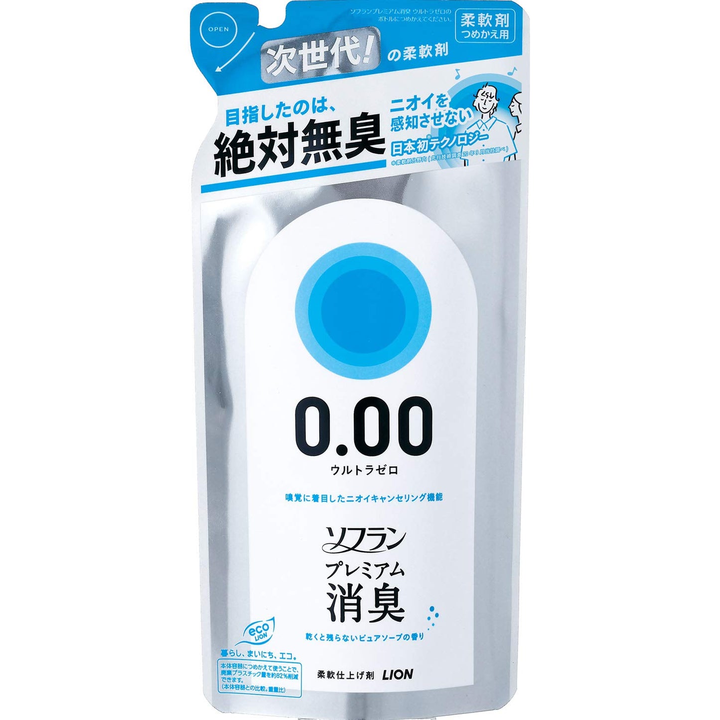 【まとめ買い】ソフランプレミアム消臭　ウルトラゼロ　つめかえ用 容量400ML×20点セット ライオン