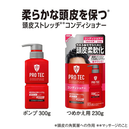 【まとめ買い】ＰＲＯ　ＴＥＣ　頭皮ストレッチコンディショナー　ポンプ　３００ｇ 容量300G×16点セット コンディショナー・リンス