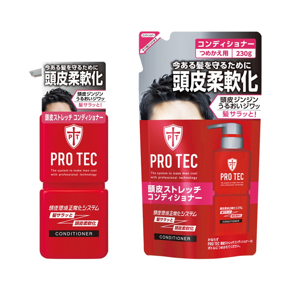 【まとめ買い】ＰＲＯ　ＴＥＣ　頭皮ストレッチコンディショナー　ポンプ　３００ｇ 容量300G×16点セット コンディショナー・リンス