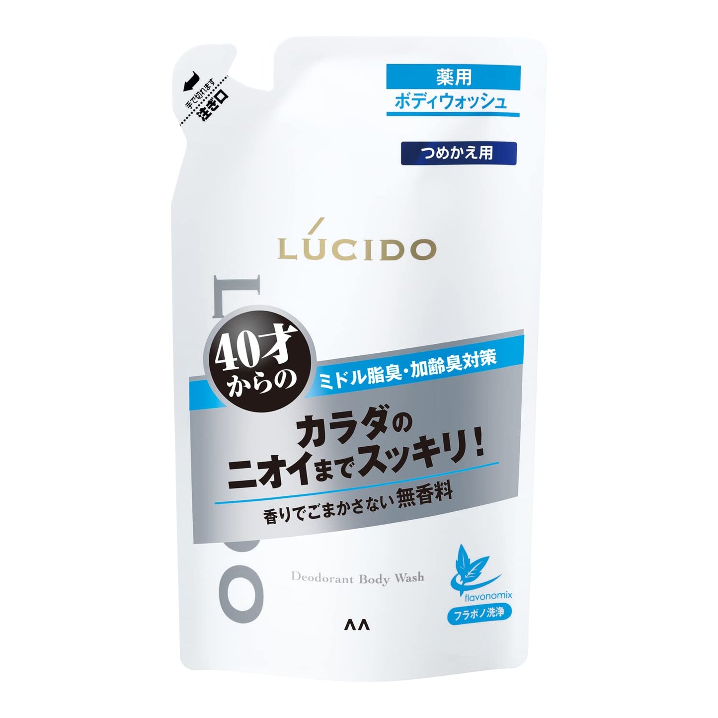 【まとめ買い】ルシード　薬用デオドラントボディウォッシュ つめかえ用　（医薬部外品） 容量380ML×12点セット ボディソープ