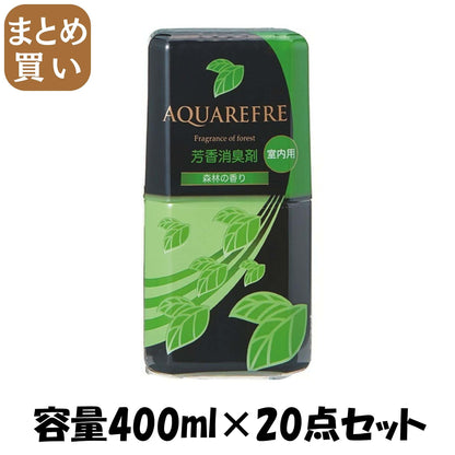 【まとめ買い】新アクアリフレ室内用芳香消臭剤　森林 容量400ML×20点セット リベロ 芳香剤・部屋用