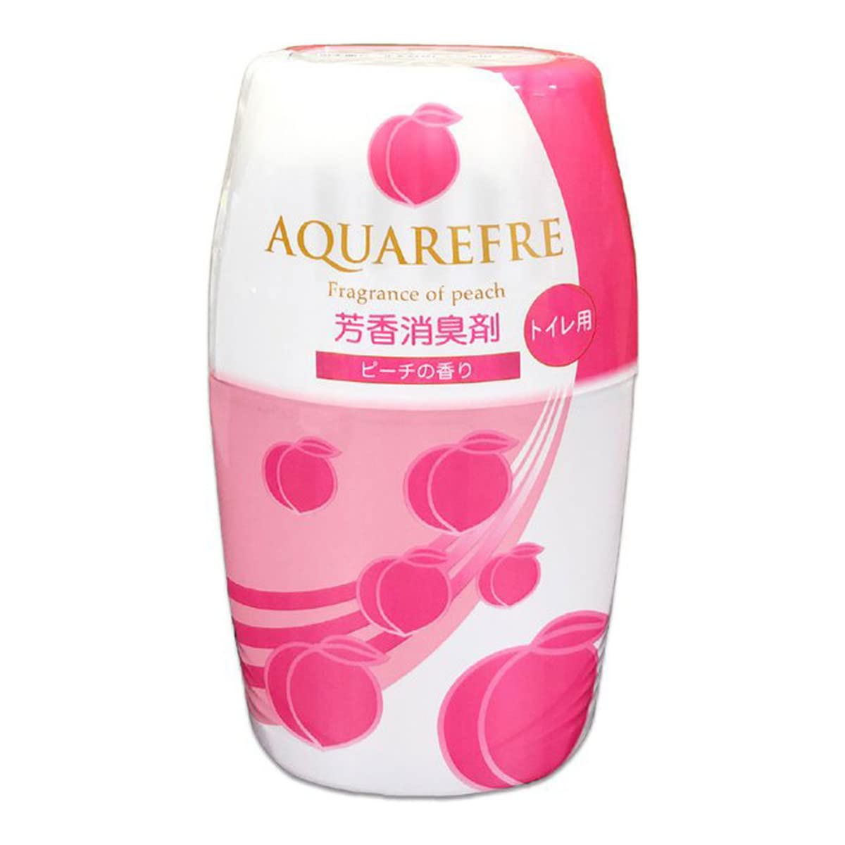【まとめ買い】新アクアリフレトイレ用芳香消臭剤ピーチ 容量400ML×20点セット リベロ 芳香剤・トイレ用