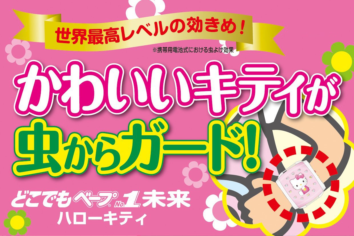 【まとめ買い】どこでもベープNO．1未来セット　ハローキティ　不快害虫用 容量1個×24点セット フマキラー 殺虫剤・ハエ・蚊