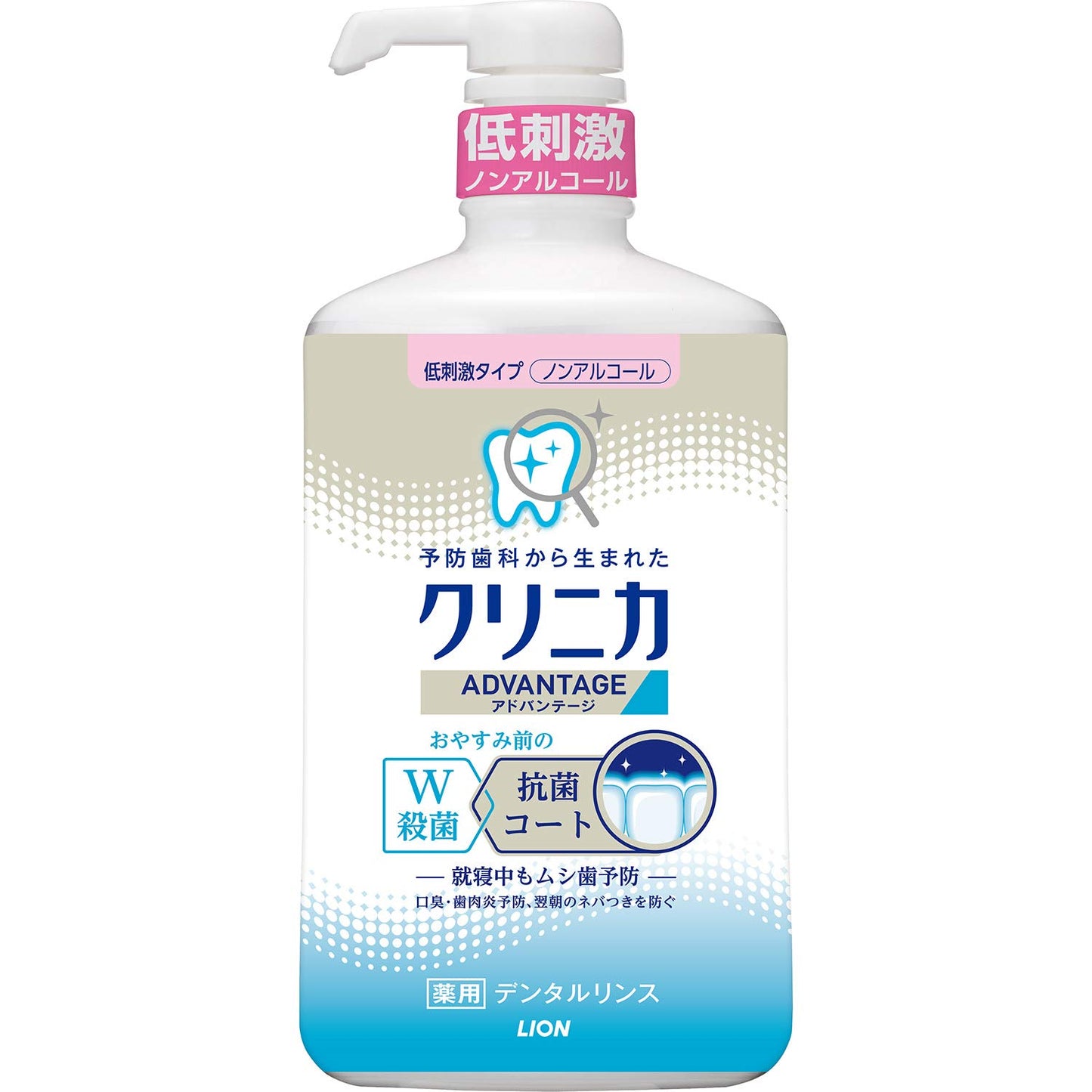 【まとめ買い】クリニカ　アドバンテージデンタルリンス　低刺激タイプ（ノンアルコール） 900ML容量900ML×6点セット ライオン