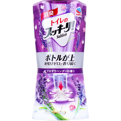【まとめ買い】トイレのスッキーリ！　Sukki‐ri！　アロマラベンダーの香り 容量400ML×16点セット アース製薬 芳香剤・トイレ用