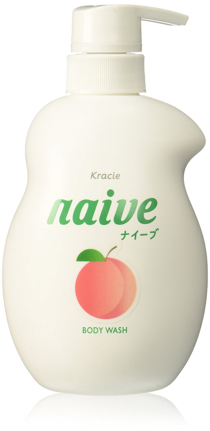 【まとめ買い】ナイーブ　ボディソープ（桃の葉エキス配合）ジャンボ 容量530ML×12点セットクラシエ ボディソープ