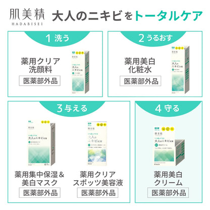 【まとめ買い】肌美精　大人のニキビ対策　薬用美白クリーム(医薬部外品) 容量50G×24点セットクラシエ 化粧品