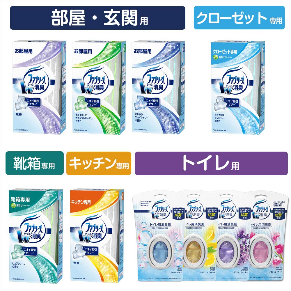 【まとめ買い】置き型ファブリーズ　靴箱用ピュアクリーンの香りつけかえ用 容量130G×24点セット Ｐ＆Ｇ 芳香剤・部屋用