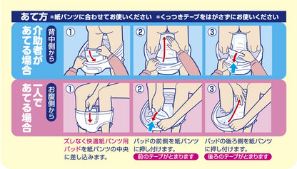 【まとめ買い】リフレ　ズレなく快適紙パンツ用パッド 容量30枚×8点セット リブドゥコーポレーション 大人用オムツ