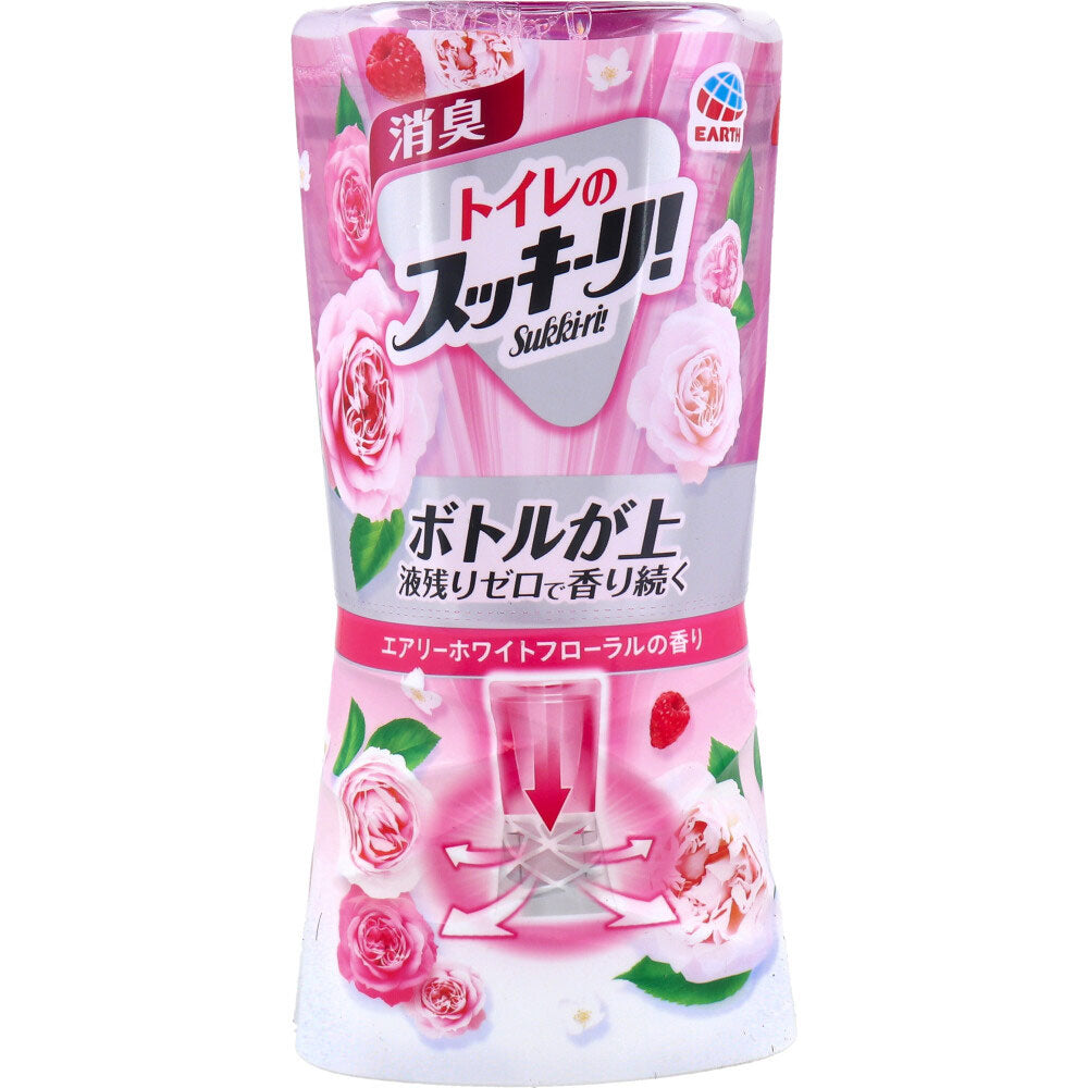 【まとめ買い】トイレのスッキーリ！ホワイトフローラルの香り 容量400ML×16点セット アース製薬 芳香剤・トイレ用