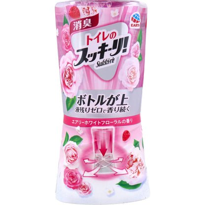 【まとめ買い】トイレのスッキーリ！ホワイトフローラルの香り 容量400ML×16点セット アース製薬 芳香剤・トイレ用