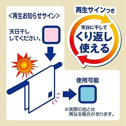 【まとめ買い】ドライペット　ぐんぐん吸いこむ大判シート　２枚入 容量240G×12点セット エステー 除湿剤