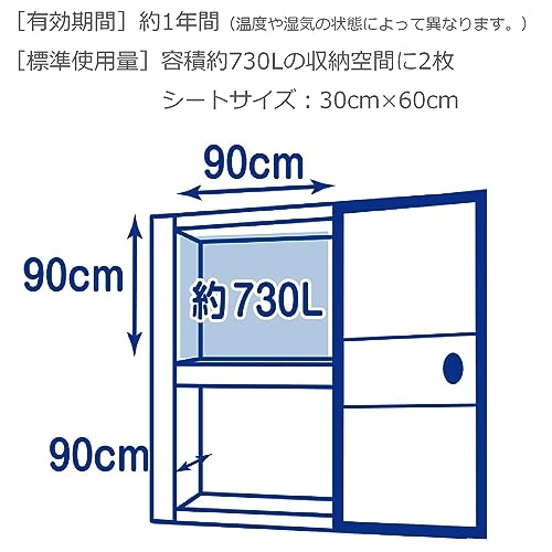 【まとめ買い】ドライペット　ぐんぐん吸いこむ大判シート　２枚入 容量240G×12点セット エステー 除湿剤
