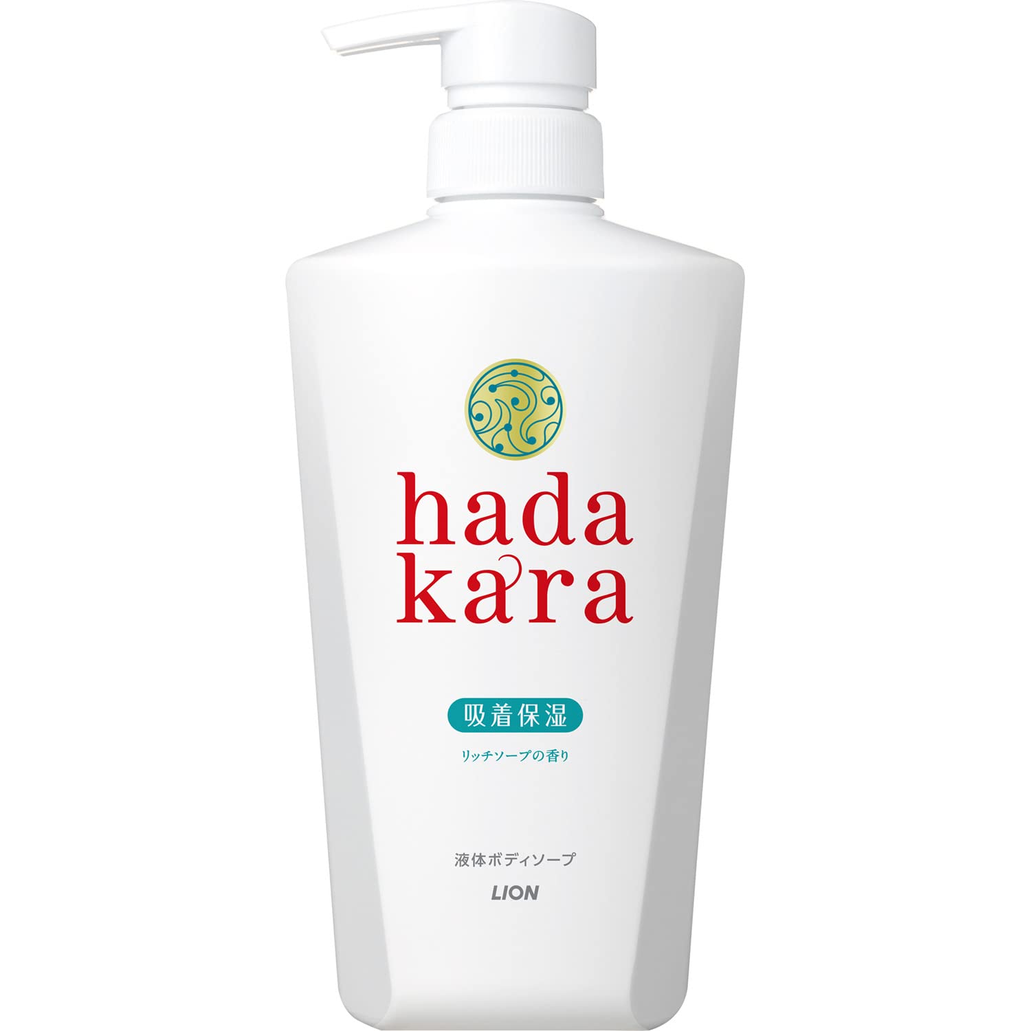 【まとめ買い】ｈａｄａｋａｒａボディーソープ　リッチソープの香り　本体 容量500ML×12点セット ライオン ボディソープ