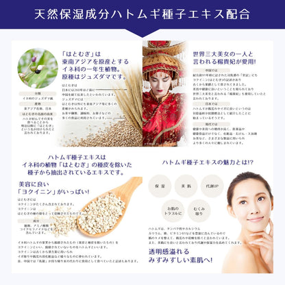 【まとめ買い】麗白　ハトムギ化粧水　詰替　５００ｍｌ 容量500ML×24点セット 熊野油脂 化粧水・ローション