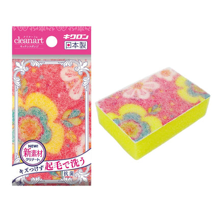 【まとめ買い】キクロン　クリナートスポンジ　フラワー　Ｐ 容量1ｺ×10点セット キクロン たわし・ふきん