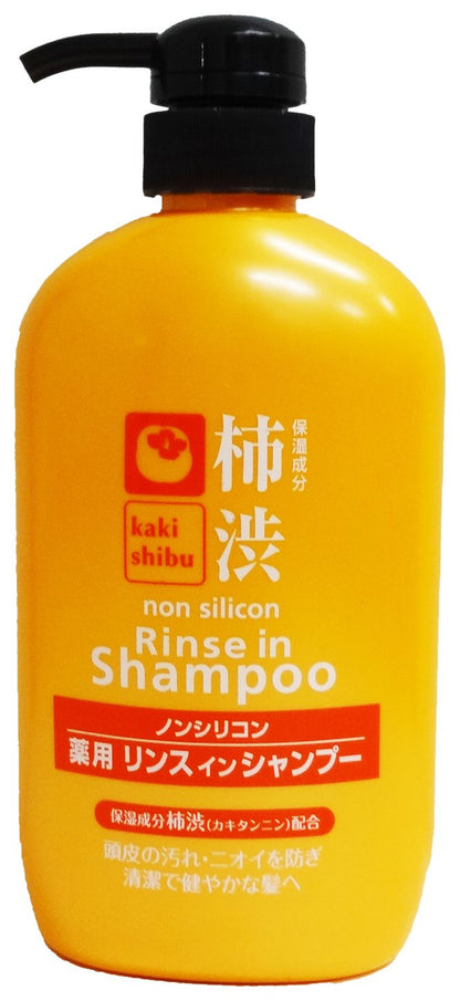 【まとめ買い】薬用柿渋リンスインシャンプー 容量600ML×16点セット コスメステーション シャンプー